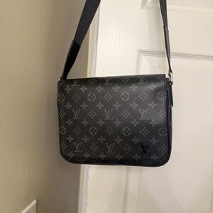 Louis Vuitton Dark Gray Monogram Messenger Bag